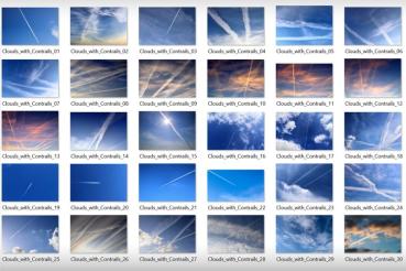 Bilder der Kategorie Contrails