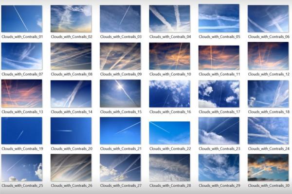 Bilder der Kategorie Contrails